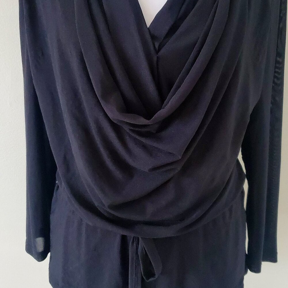 Black Wear to Work Shirt